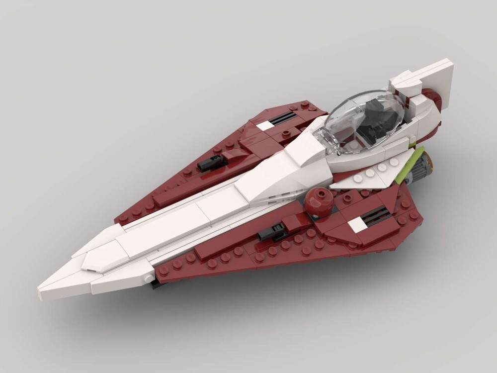 LEGO MOC Delta-7 Aethersprite-class light interceptor by Federal