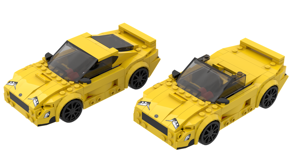 LEGO MOC 76901 Working Convertible by Schwimpy | Rebrickable - Build ...