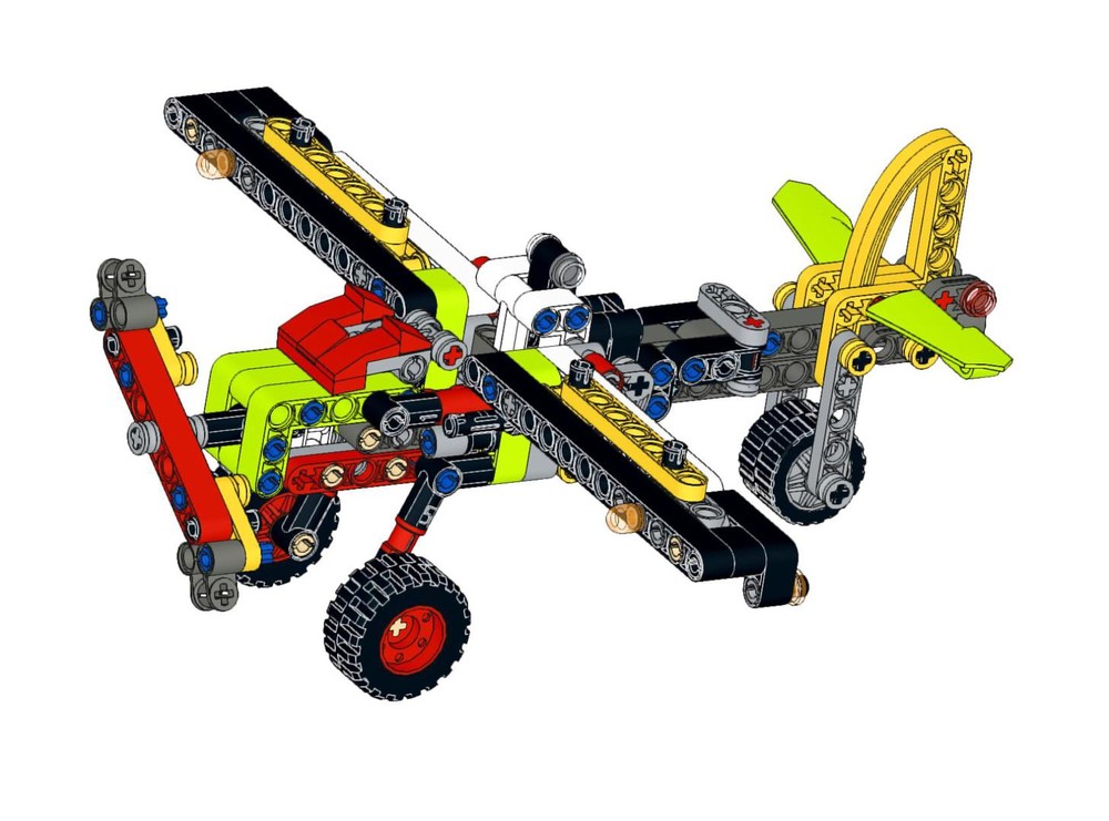 LEGO MOC Airplane V2 by NARP | Rebrickable - Build with LEGO