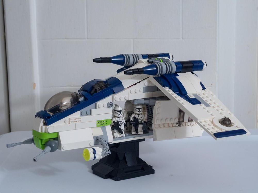 LEGO MOC 121571 Umbara LAAT Gunship By LSWfiend Rebrickable Build 