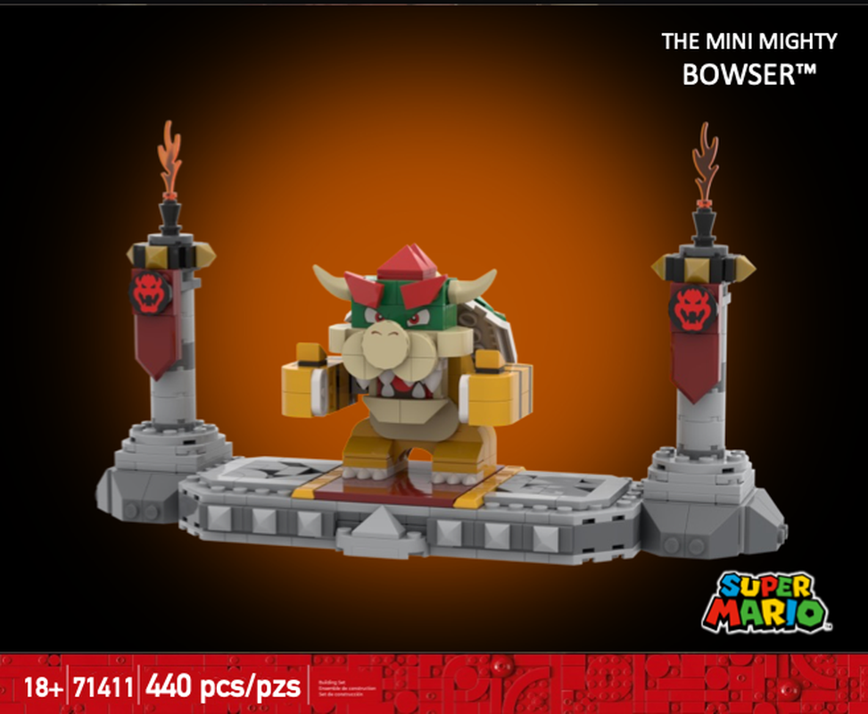LEGO The Mighty Bowser Set 71411 Instructions