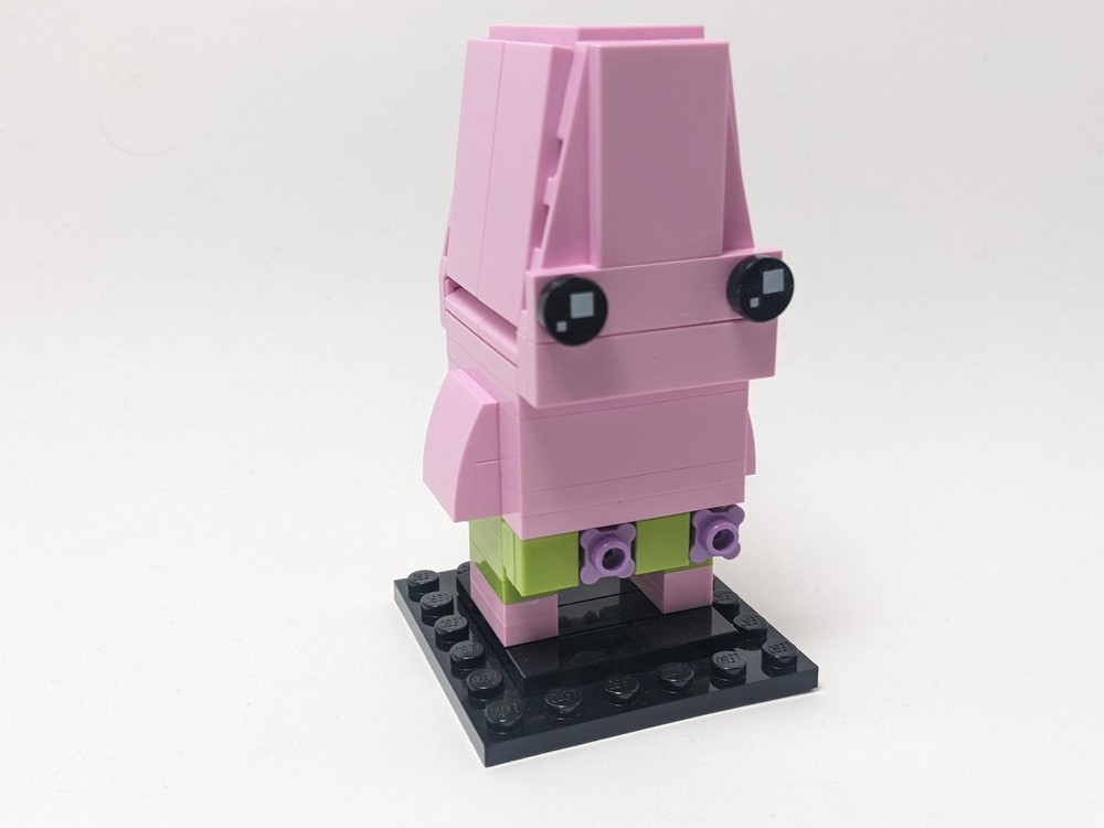LEGO MOC Patrick Star BrickHead by BambooBricks | Rebrickable - Build ...
