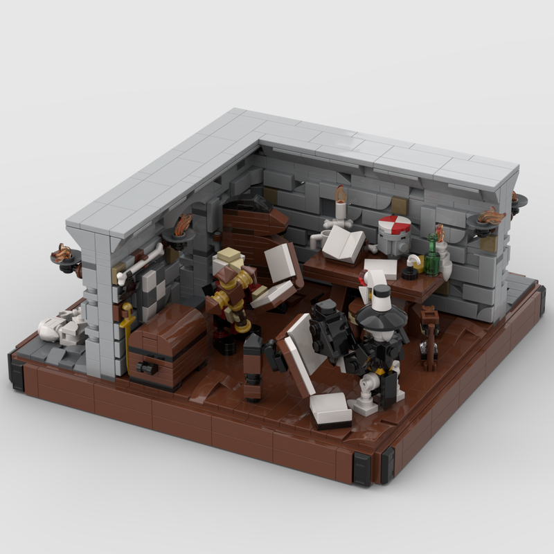 LEGO MOC-121739 The War Monks find the Skeleton Mage by dariusdrum ...