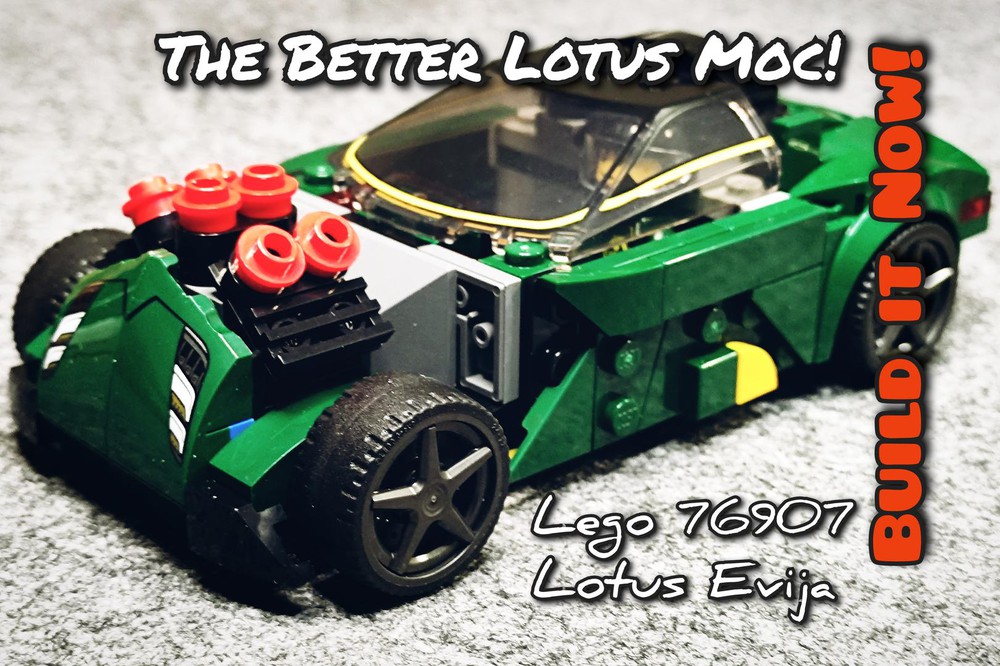 Lego Moc 76907 Lotus Evija Hot Rod By Lovestone Rebrickable Build