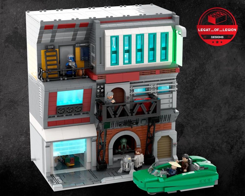 LEGO MOC-121981 SW Coruscant Underworld Modular House #2 by Legat_Of ...