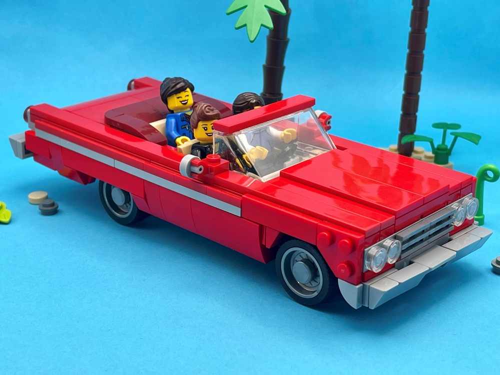 Lego Moc Ford Galaxie - Convertible By Ibrickeditup | Rebrickable - Build  With Lego