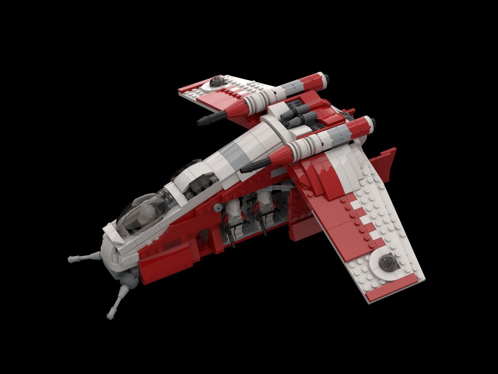 LEGO MOC Coruscant Guard Gunship LAAT by LSWfiend Rebrickable Build