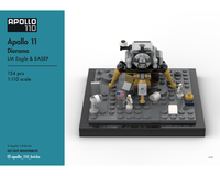 Apollo 11 Diorama – LM 'Eagle' & EASEP [1:110 scale]