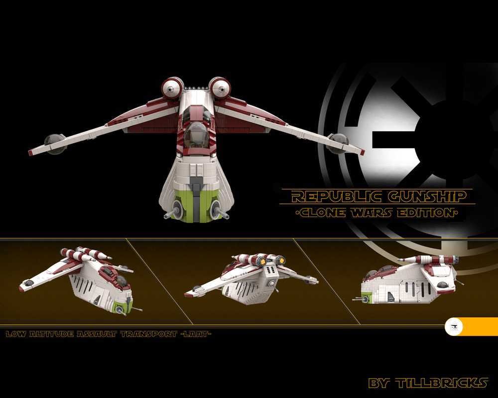 Lego star wars the clone wars online republic gunship