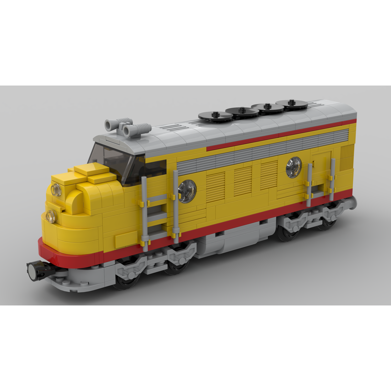 LEGO MOC Union Pacific locomotive Train by josszo | Rebrickable - Build ...