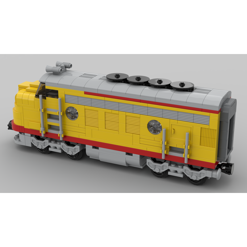 Lego Moc Union Pacific Locomotive Train By Josszo 