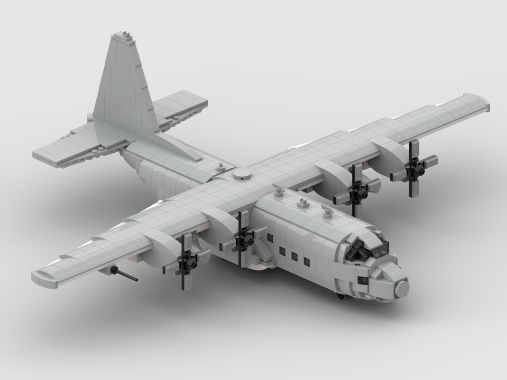 MOC AC-130 U Spooky Mini-Scale by TsaRex Rebrickable - Build with