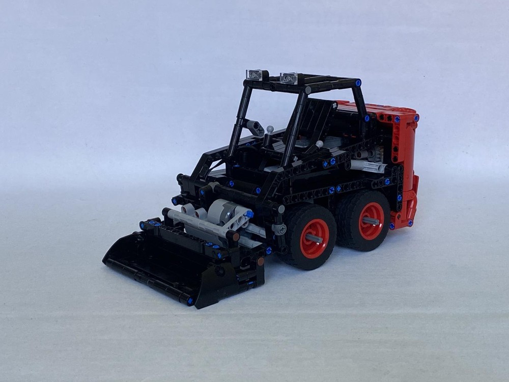 LEGO MOC-122488 mini wheel loader bodcat 863 by RedHotRod | Rebrickable ...