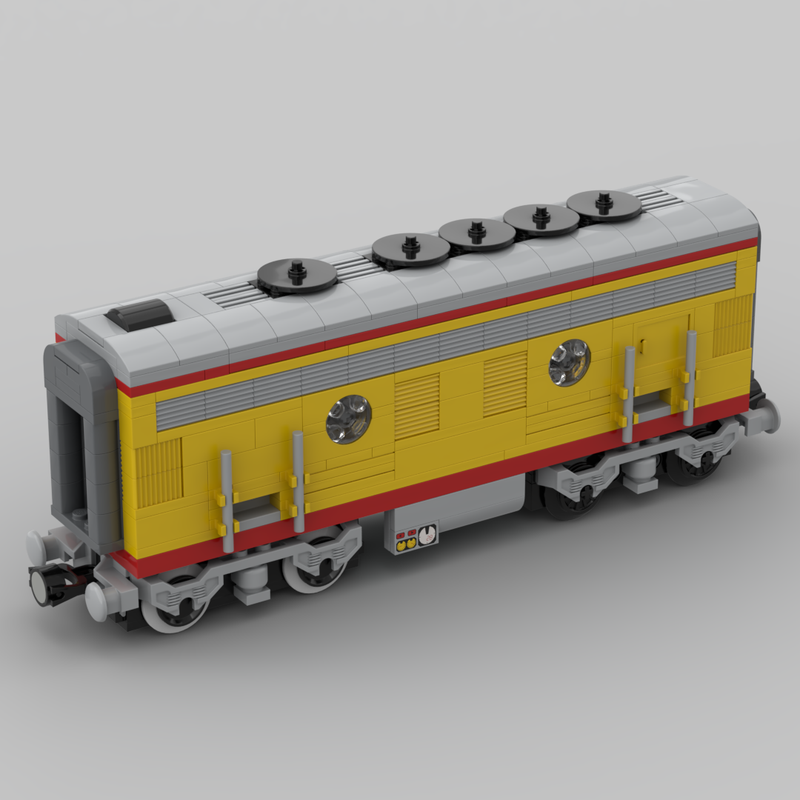 LEGO MOC Union Pacific locomotive Train B unit by josszo | Rebrickable ...