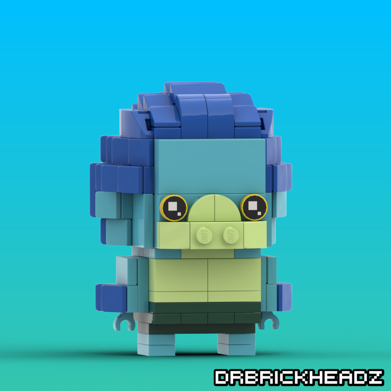 LEGO MOC Luca - Sea Monster (Luca) Brickheadz by DrBrickheadz ...