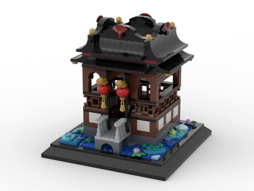 LEGO MOC-122574 Tranquil Teatime by Khaalisah | Rebrickable - Build ...