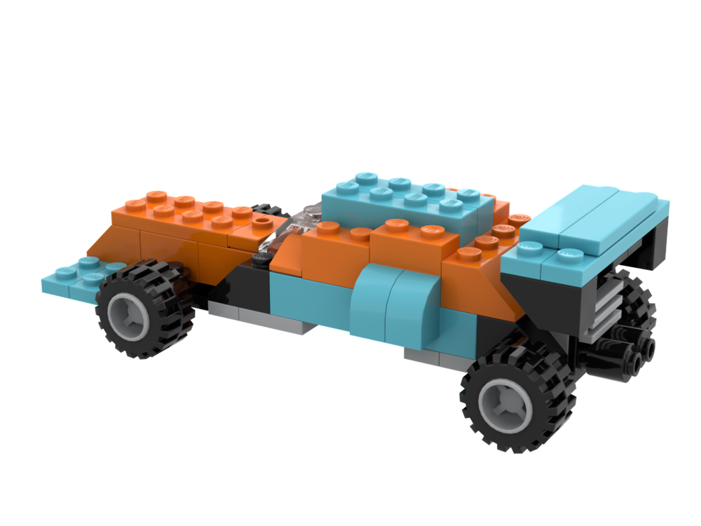LEGO MOC 10696: Race Car (McLaren F1) by BrickAlchemist