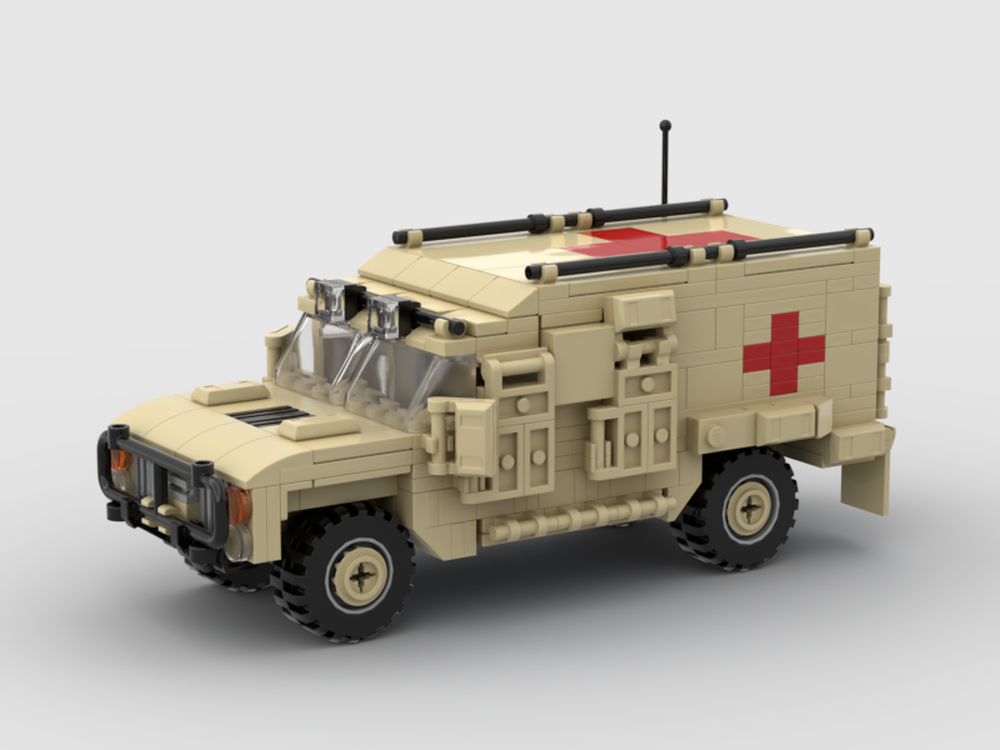 LEGO MOC Brick_boss Military Ambulance Brick_boss_pdf | Rebrickable - Build with