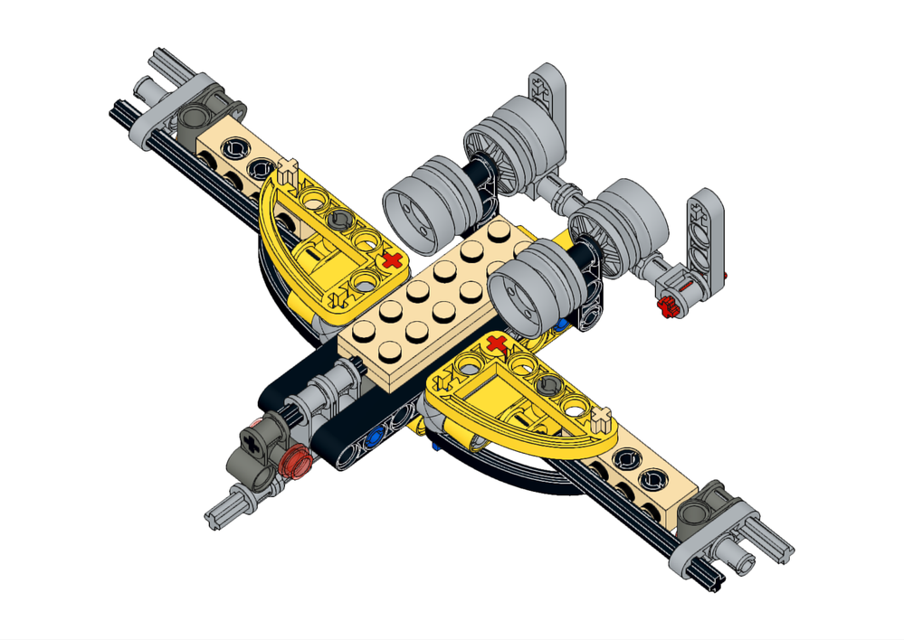LEGO MOC A10 Thunderbolt II by NARP Rebrickable Build with LEGO