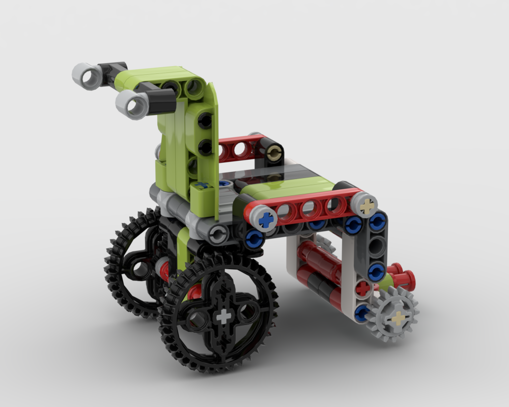 LEGO MOC Wheelchair 42102 Alternative by ErikGS | Rebrickable - Build ...
