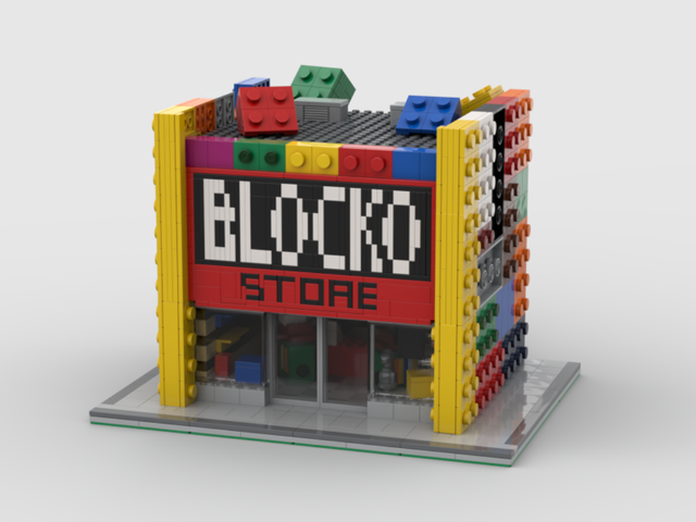 LEGO MOC-122819 THE BLOCKO STORE - Simpson by Brickalive | Rebrickable ...