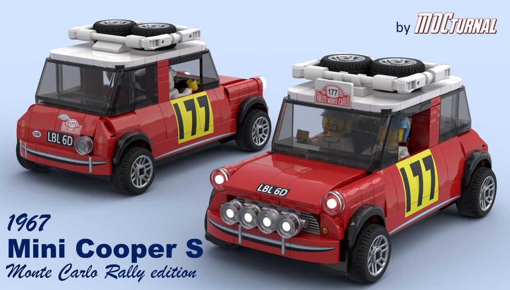 cabriolet Litteratur Narabar LEGO MOC 67' MINI Cooper S (Monte Carlo Rally Edition) by MOCturnal |  Rebrickable - Build with LEGO