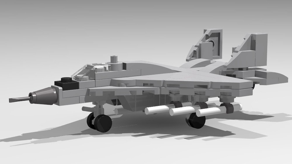 LEGO MOC Mikoyan MiG-29 SMT Fulcrum by AlphaGroupBricks | Rebrickable