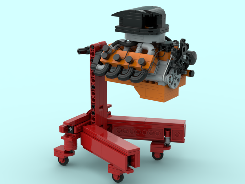 Lego v8 engine online set