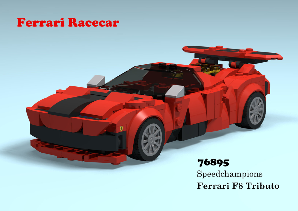 LEGO MOC 76895 F8 Racecar by Lovestone
