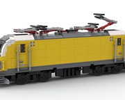 LEGO Diesel locomotive- Siemens Vectron DB - MOC - Power Functions