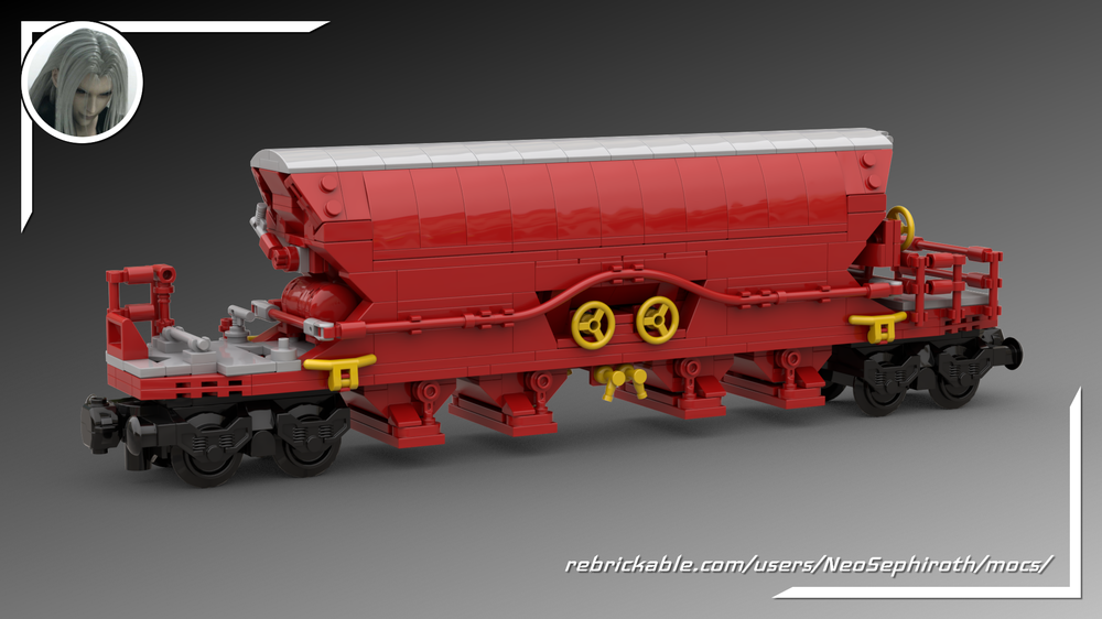 LEGO MOC Hopper wagon red (Tanoos 896) by NeoSephiroth | Rebrickable ...