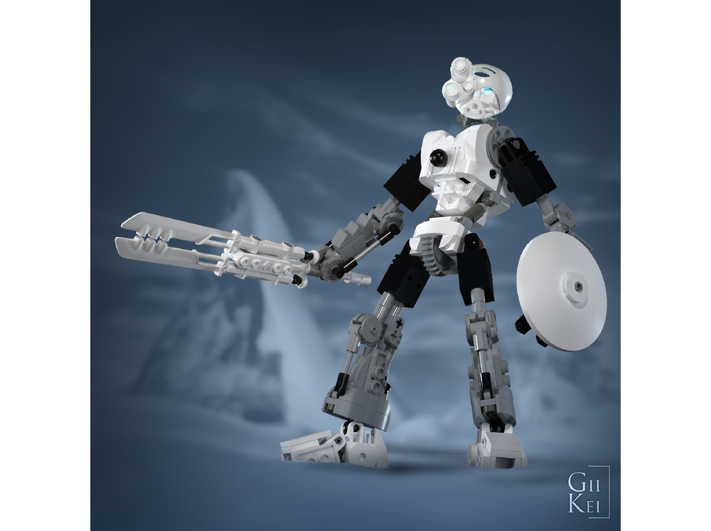 LEGO MOC Toa Kopaka Re Invention by GiiKei Rebrickable Build with LEGO