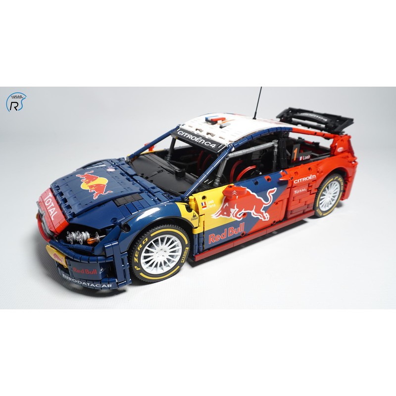 LEGO MOC-123090 Citroen C4 WRC 2008 Red Bull Edition 1:8 Scale