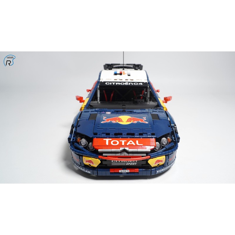 LEGO MOC-123090 Citroen C4 WRC 2008 Red Bull Edition 1:8 Scale