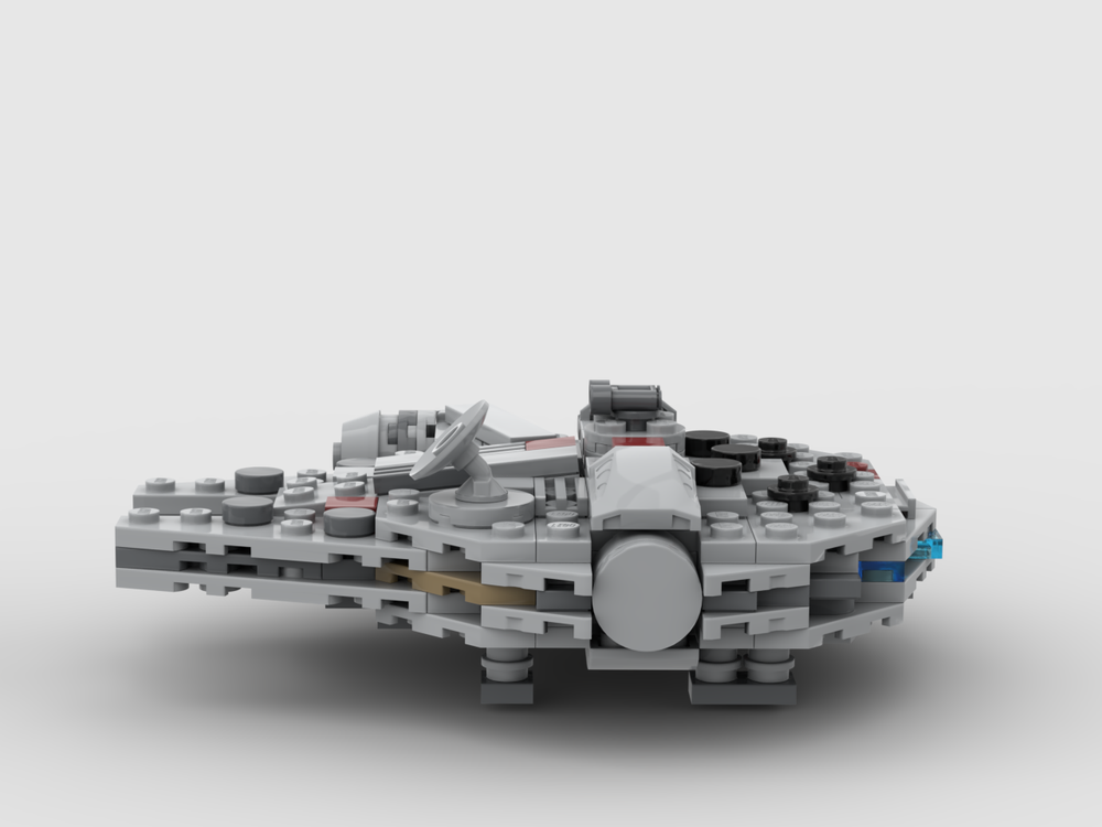 LEGO MOC Millennium Falcon mini-size by AndrewG123 | Rebrickable ...