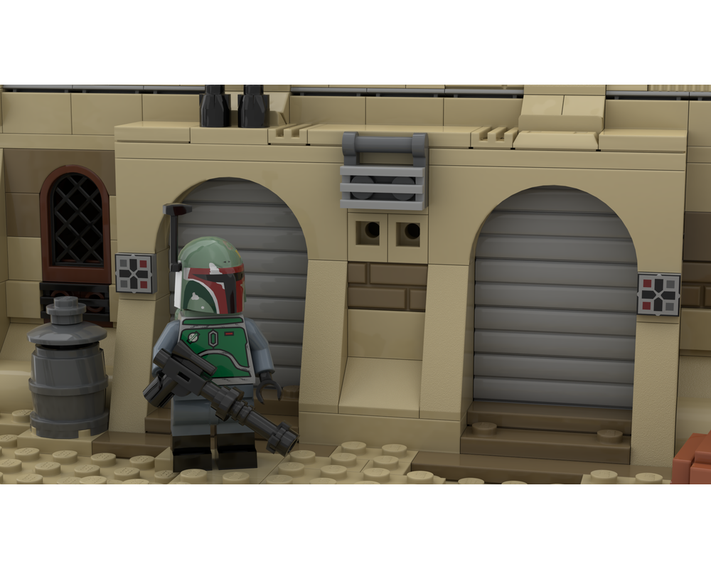 Set Costruzioni Tatooine Mos Eisley Villa – MOC 1207 Pezzi, Scala Minifigure, Mattoncini