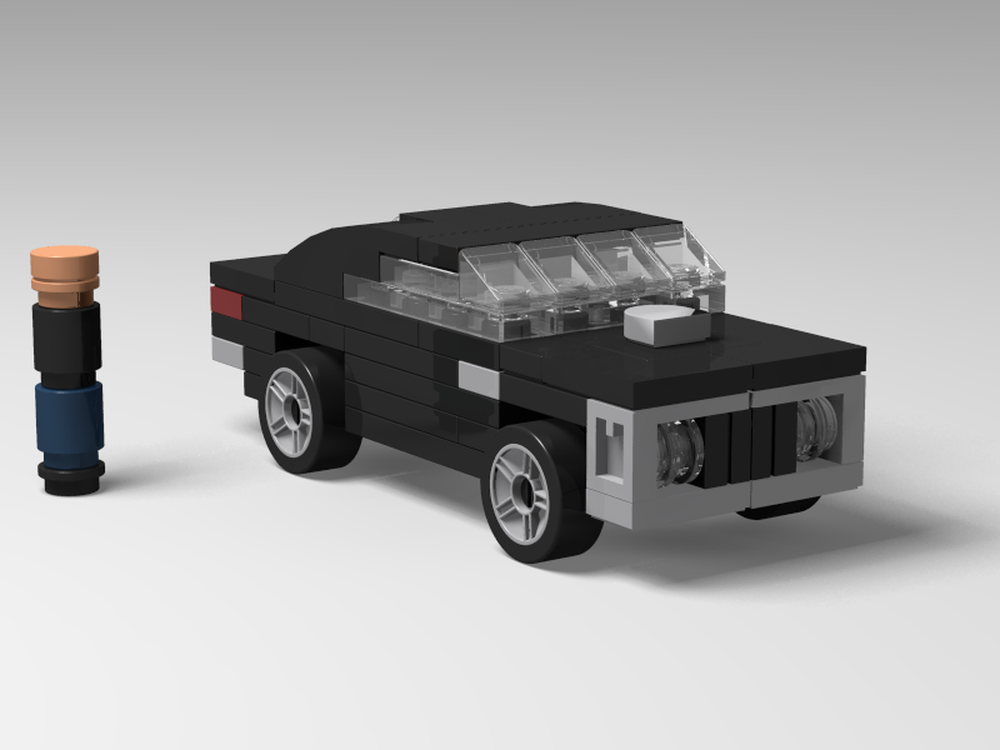 3D file Lego Style Brick Dom's Charger 🧱・Design to download and