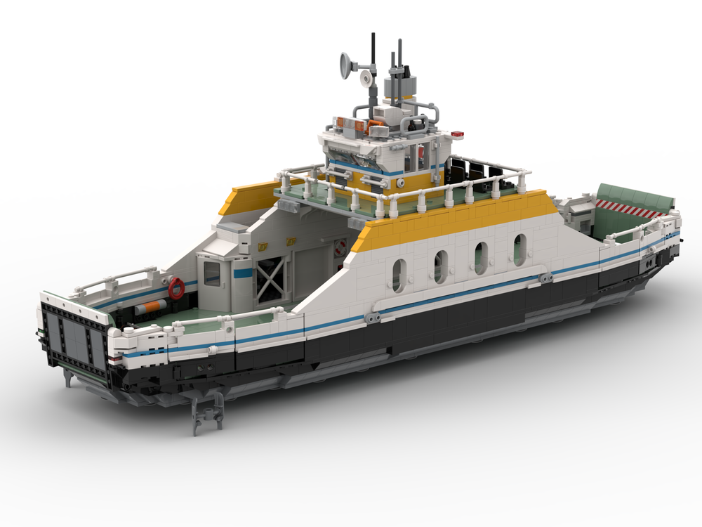 liner Afskrække Vulkan LEGO MOC Medium sized car ferry by jamesonk83 | Rebrickable - Build with  LEGO