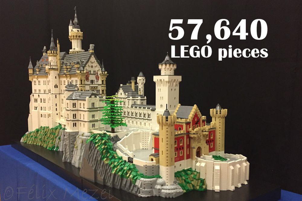 Løve Fortryd Plateau LEGO MOC Neuschwanstein Castle by Felix_Mezei | Rebrickable - Build with  LEGO