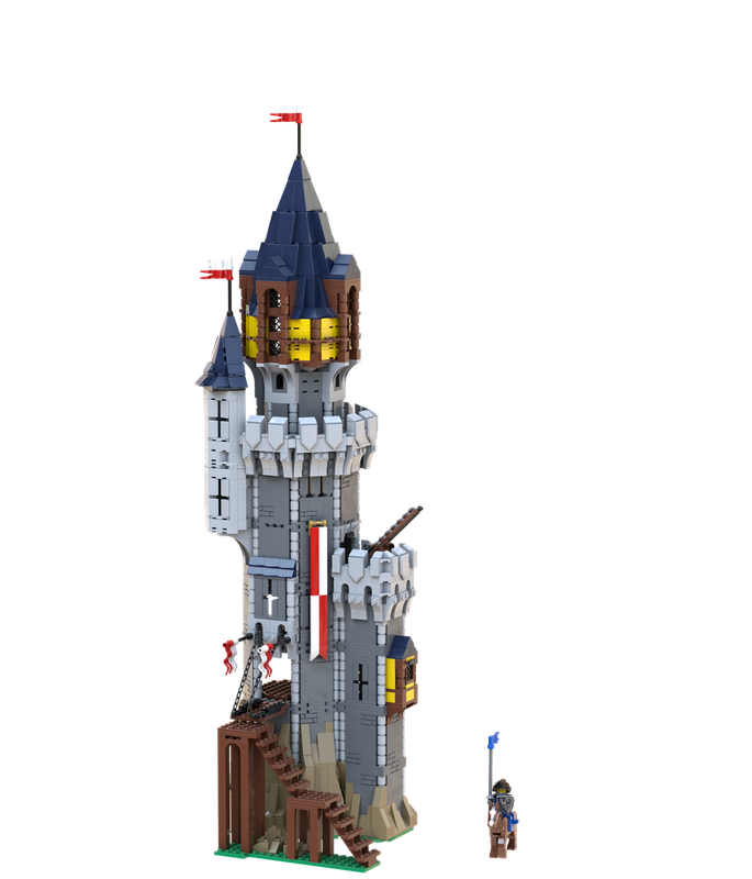 LEGO MOC Black Falcons Grand Tower by legolot | Rebrickable - Build ...