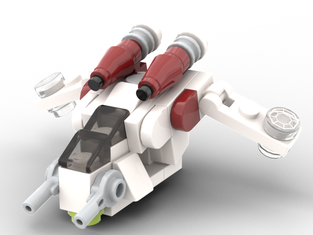 jordskælv Slud Veluddannet LEGO MOC Lego mini Republik Attack Gunship (7676) MOC by Lsf3000 |  Rebrickable - Build with LEGO