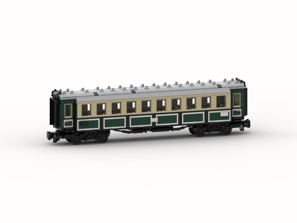 LEGO MOC Bavarian Express Train 3rd Class Passenger Coach (8w) by ...