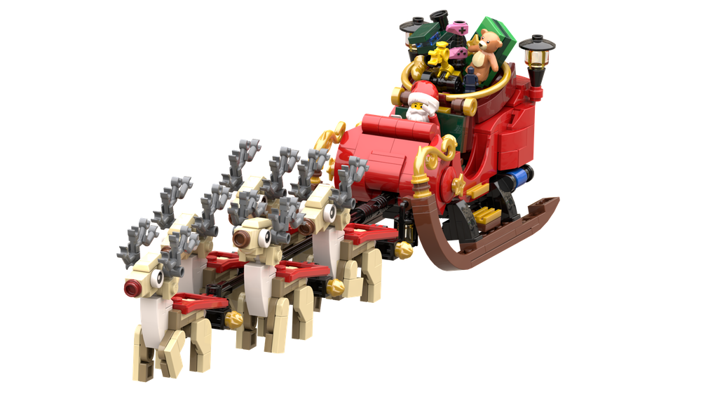 LEGO MOC Santa' sleigh by Brickjoynt | Rebrickable - Build with LEGO