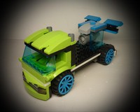 31074 Flatbed Jet Truck