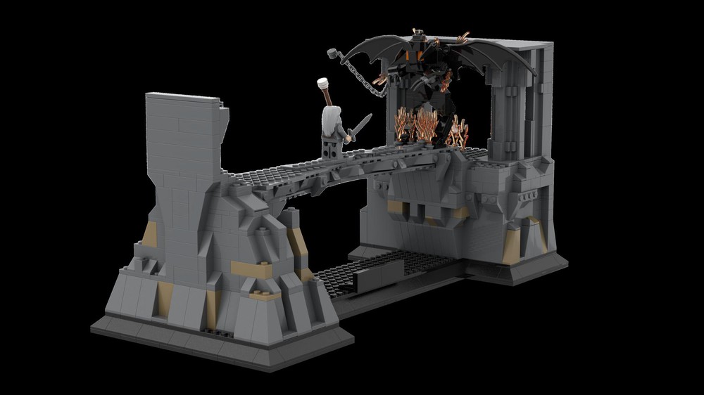 LEGO MOC Khazad-dûm Gate by LordBricker