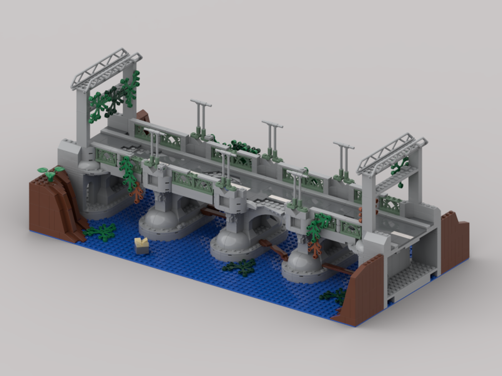 LEGO MOC Post Apocolyptic Bridge - Set Piece by jameshigson0512 ...