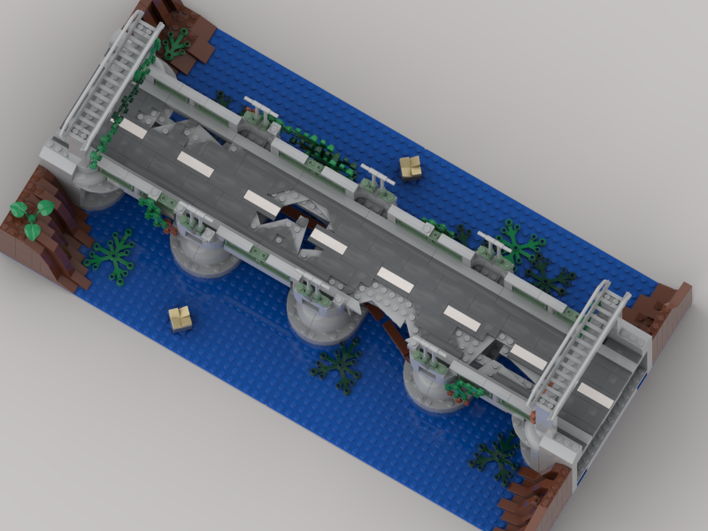 LEGO MOC Post Apocolyptic Bridge - Set Piece by jameshigson0512 ...