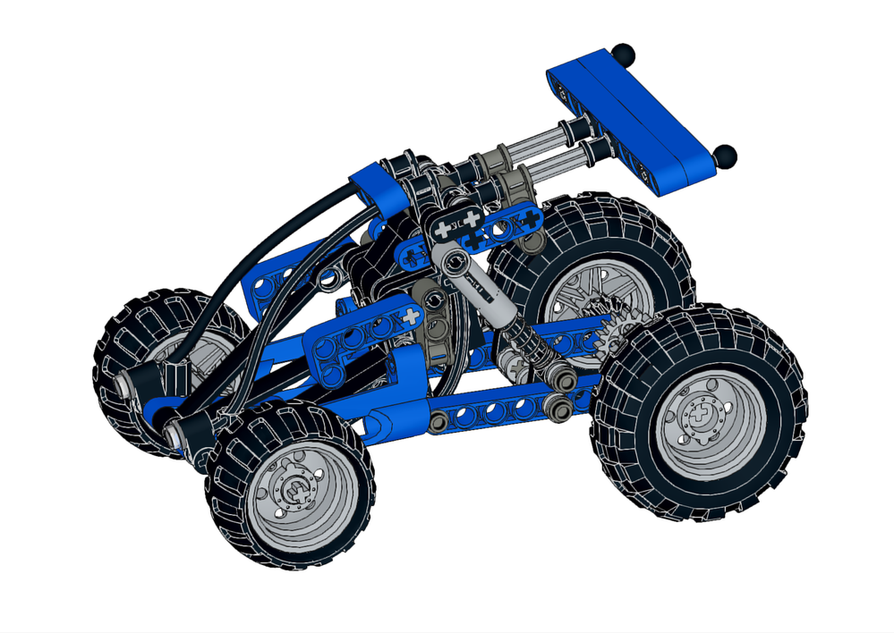 LEGO MOC Racer Buggy by NARP | Rebrickable - Build with LEGO