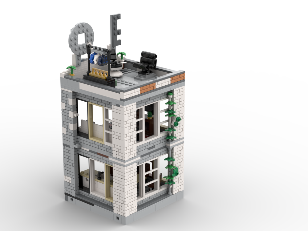 LEGO MOC Queer Eye Modular Loft by bugsbycarlin | Rebrickable - Build ...
