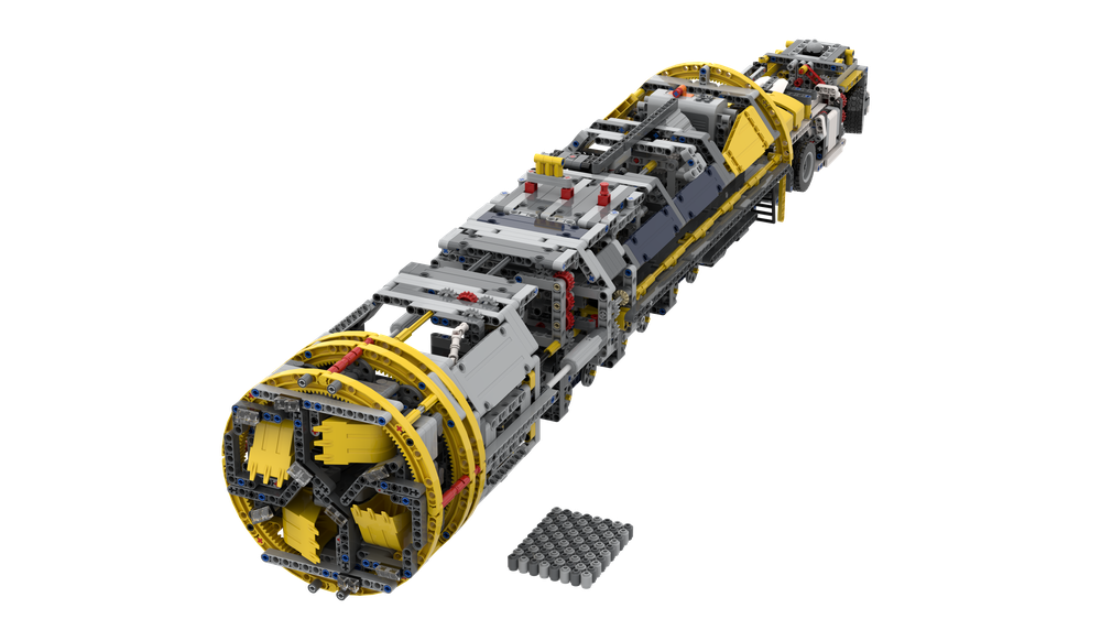 udendørs lave mad landdistrikterne LEGO MOC Tunnel Boring Machine by TheThirdModel | Rebrickable - Build with  LEGO